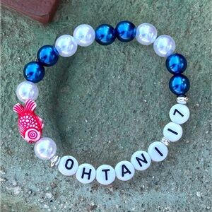 Ohtani Dodgers Handmade Beaded Bracelet